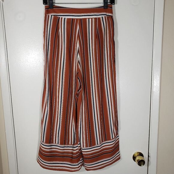 Vera & Lucy Boho Print Wide Leg Casual Pants Size S - Picture 3 of 7
